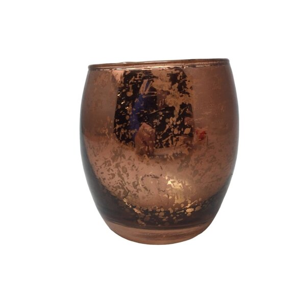 Copper Colored Candle Holder- about 3.5 inches tall - Picture 3 of 9